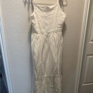 Tommy Bahama White Linen Dress Size M